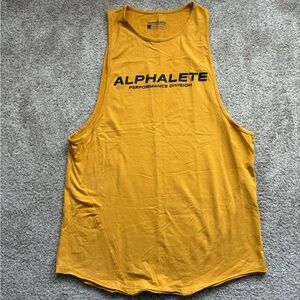 Yellow Alphalete Tank Top